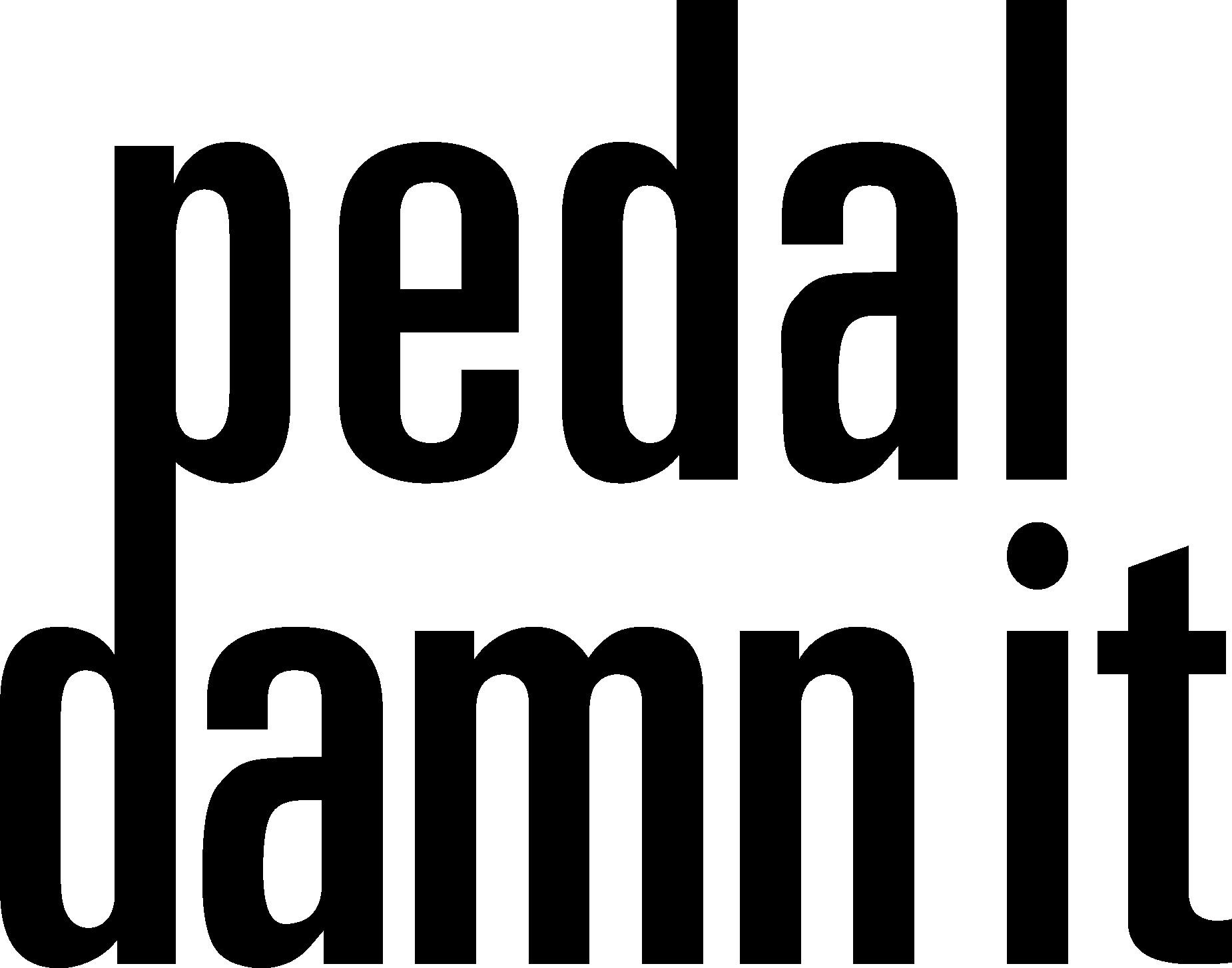 Niner Pedal Damn Logo Vector Logo